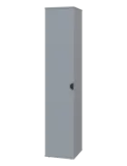 TN 5 - 3D kancelářská skříň, 1-dveřová, levá, 1822x360x400, šedá